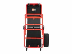 Clearance Carro de Visita SucceBuy Taburete de Garaje Plegable de 91cm, Capacidad de 136kg para Mecánico, Equipado con Seis Ruedas Giratorias 360° de 6,48 cm Rojo