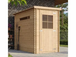 Timbela Casa de almacenamiento jardín con suelo tratado 144x239x198 cm / 2.63m² - M306+M306G