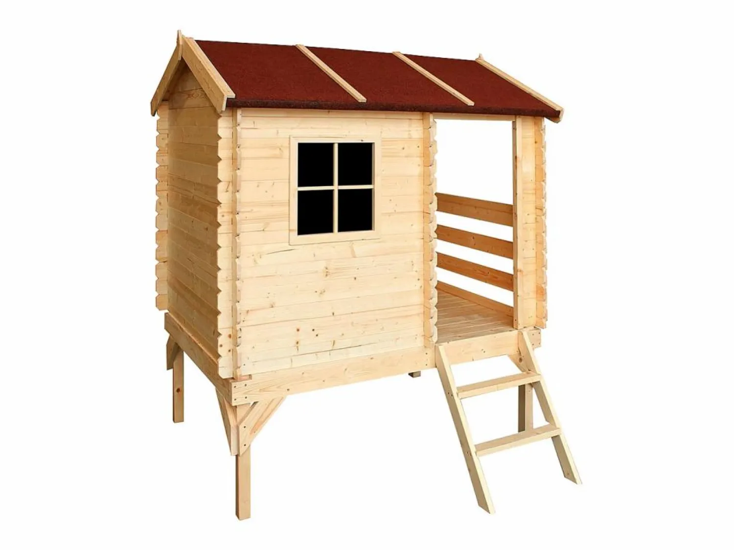 Sale Casa de madera para niños - L182xL146xA205 cm/ 1.1m² - M501B Cabaña Infantil