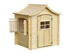 Hot Casa de madera para niños sin suelo - L112xL146xA152 cm / 1.1m² - M550-1 Cabaña Infantil