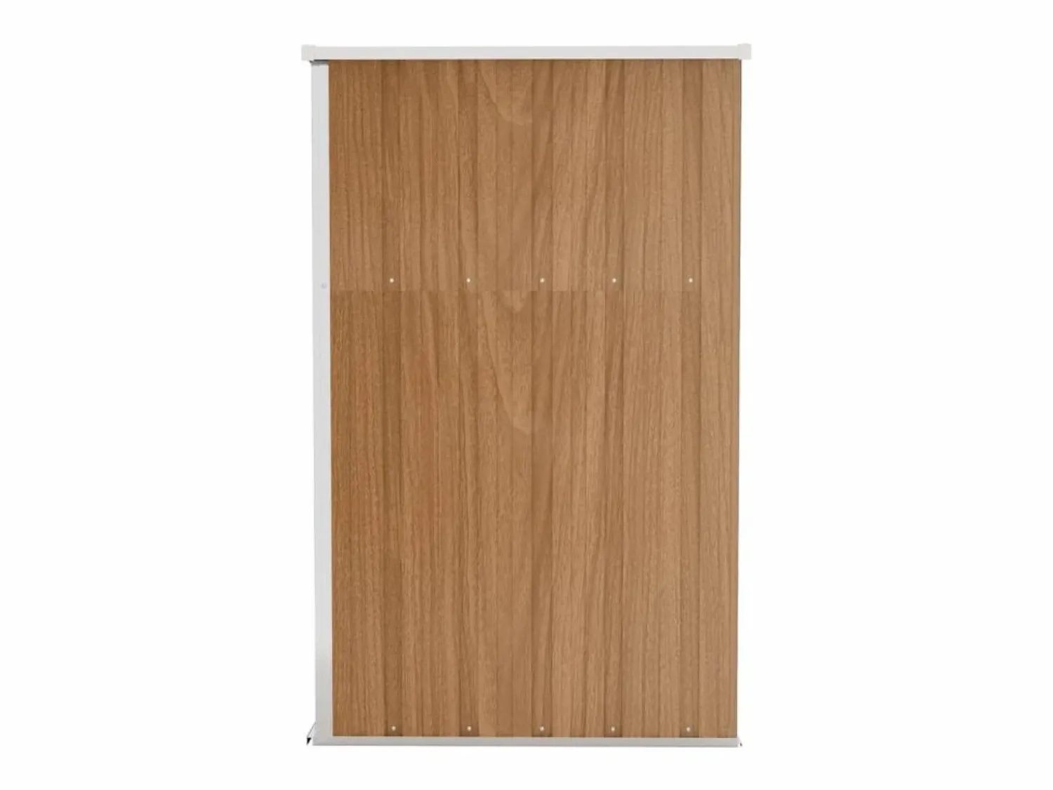 Clearance vidaxl Caseta de jardín adosada Marru00f3n