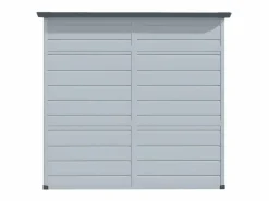 Caseta de jardín de resina gris - superficie 2.12m² - NERIO Caseta De Jardín