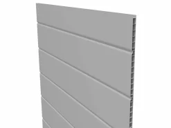 EXPERTLAND Caseta de jardín de resina gris - superficie 1.39m² - CESIO