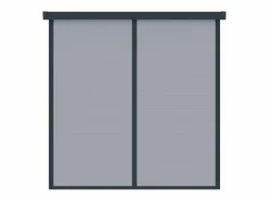 Outlet Caseta de jardín de resina gris 3,65m² con suelo, MINARO Caseta De Jardín