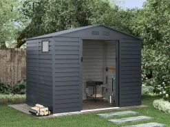 New Caseta de jardín metálica en acero galvanizado - 5,40m² - ADELMO Caseta De Jardín