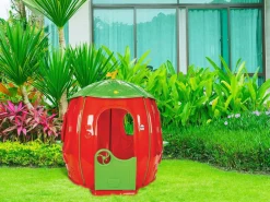 Purline Caseta infantil de plástico con forma de fresa STRAWBERRY HOUSE
