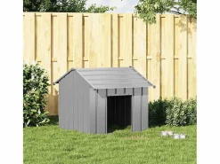 Outlet Caseta para perros con techo acero galvanizado 85x107x81 cm Cama De Animales De Compañía