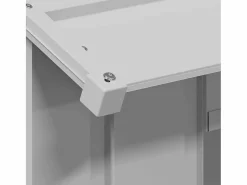 Outlet Caseta para perros con techo acero galvanizado 85x107x81 cm Cama De Animales De Compañía