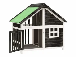 New Caseta para perros madera maciza de pino 96x60,5x87 cm Seguridad Para Mascotas