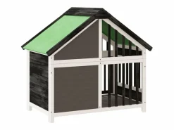 New Caseta para perros madera maciza de pino 96x60,5x87 cm Seguridad Para Mascotas