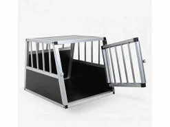 AHD Caseta rígida para perros jaula de aluminio 54 x 69 x 50 cm Skaut M