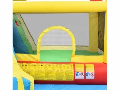 Hot Hauss Spole Castillo hinchable 5 en 1 para niños con tobogán y piscina - Tejido Oxford 364x315x239 cm Azul