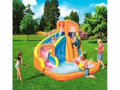 Bestway Castillo Hinchable Acuático Turbo Splash Water Zone Mega Parque 365x320x270 cm