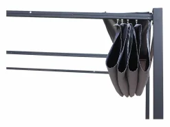 Outlet Concept-Usine Cenador autoportante de 3x4 m y 12 m², lona de poliéster TUSA Gris