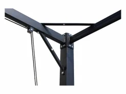 Concept-Usine Cenador aurtante de 3x4 m y 12 m², lona de poliéster gris TUSA
