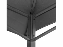 Discount Cenador barbacoa y estantes laterales antracita 240x150x243cm acero Materiales Y Utensilios De Cocina