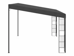 Cenador de pared 3x4 m Tejido Antracita Gris
