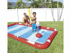 Centro de juegos hinchable 470L con accesorios deportivos +3A 102x325x267 cm Castillo Hinchable