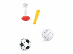 Centro de juegos hinchable 470L con accesorios deportivos +3A 102x325x267 cm Castillo Hinchable