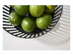 Best Yamazaki Cesta de fruta metálica Torre Negro