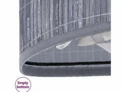 Outlet Cesta de lavandería esquinera de bambú 60 L Gris