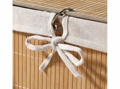 Calicosy Cesta de ropa de esquina de bambú - H60 cm