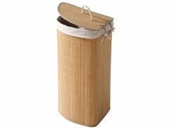 Calicosy Cesta de ropa de esquina de bambú - H60 cm