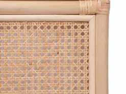 Sale OZAIA Cesta de ropa de ratán con rejilla con tapa, An. 45 x P. 33 x Al. 56 cm, Natural, CALYMA Color natural claro