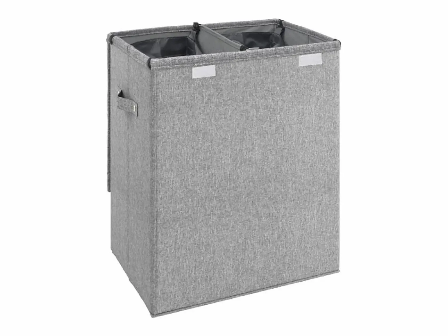 Clearance Cesta de ropa plegable 51x34,5x59 cm Tejido de lino sintético Cesto De Ropa