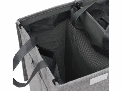 Clearance Cesta de ropa plegable 51x34,5x59 cm Tejido de lino sintético Cesto De Ropa