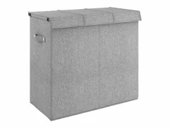 Online Cesta de ropa plegable 64,5x34,5x59 cm Tejido de lino sintético Cesto De Ropa