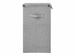 Cesta de ropa plegable 26x34,5x59,5 cm Tejido de lino sintético