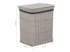 Cesta para la ropa de sauce