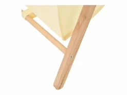 Cesta para la ropa Madera de cedro y textil 42 x 41 x 64 cm