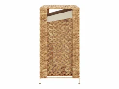 Sale Cesta para la ropa 44x34x64 cm jacinto de agua Marru00f3n