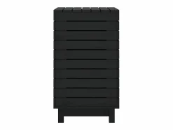 Cesta para la ropa 88,5x44x76 cm madera maciza de pino