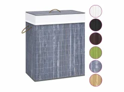 Best Cesta para ropa de una sola sección de bambú 83 L Cesto De Ropa