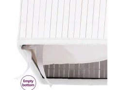 Sale Cesta para ropa sucia de 2 secciones de bambú de 100 L Cesto De Ropa
