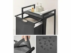 Cesta para ropa sucia Valora de un solo compartimento, 65 l, estilo loft