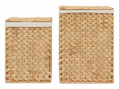 Cestas para la ropa 2 piezas jacinto de agua