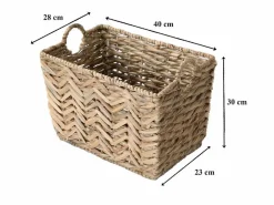 Cesto alto de junco de agua - A 30 cm Cesta