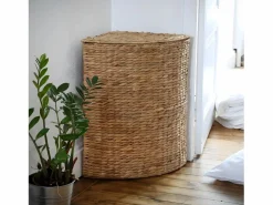 Cesto de ropa de esquina de jacinto de agua - A 66 cm Cesto De Ropa