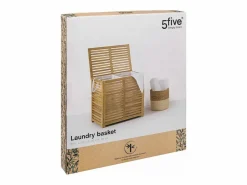 Clearance Five Cesto de ropa doble de 100 litros Beige