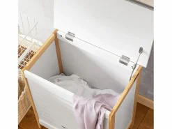 Sobuy Cesto para la Colada,Canasto para la Ropa Sucia,Amario para Baño,FSS66-WN ES