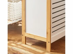 Sobuy Cesto para la Colada,Canasto para la Ropa Sucia,Amario para Baño,FSS66-WN ES