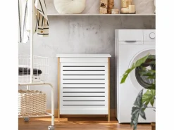 Sobuy Cesto para la Colada,Canasto para la Ropa Sucia,Amario para Baño,FSS66-WN ES