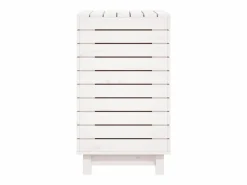 Cesto para ropa 88,5x44x76 cm Madera maciza de pino