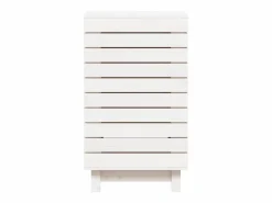 Best Cesto para ropa 44x44x76 cm madera maciza de pino Cesto De Ropa