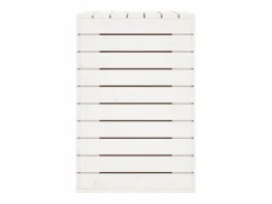 Cesto para ropa 88,5x44x66 cm madera maciza de pino
