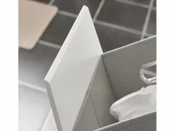 Sobuy Cesto para Ropa Sucia Armario Multifuncional de Baño con 1 Cesto 45 x 35 x 85,5 cm BZR100-W ES
